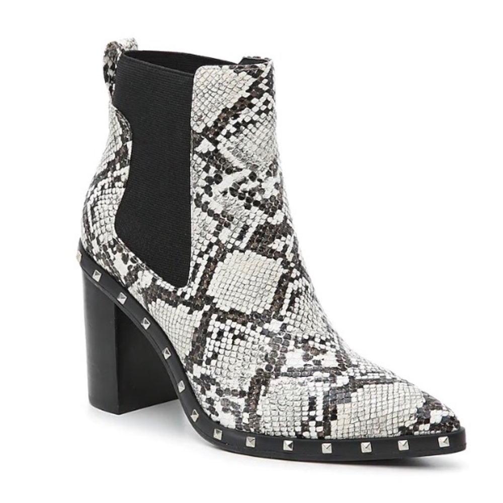 New Charles David Python Snake Booties Boots - image 1